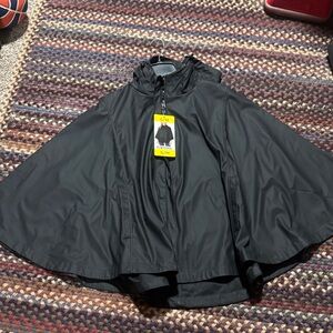 Woman  Black Cape Jacket